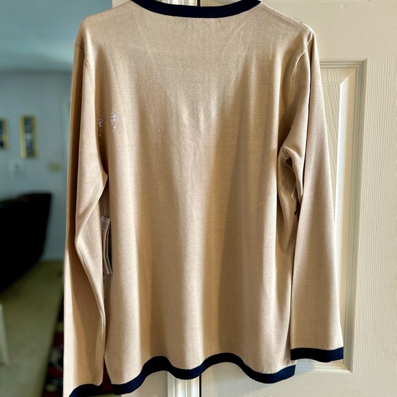 Tommy Hilfiger Argyle V-Neck Sweater - Picture 3 of 3